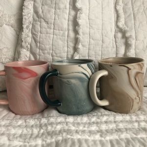 Bundle of Stoneware Mugs